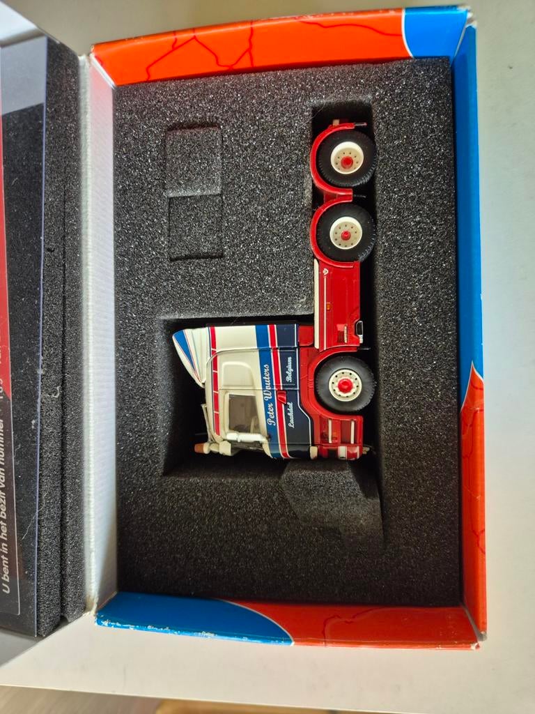 Tekno model Peter Wouters Scania Stessens, Enlèvement ou Envoi, Comme neuf, Bus ou Camion, Tekno