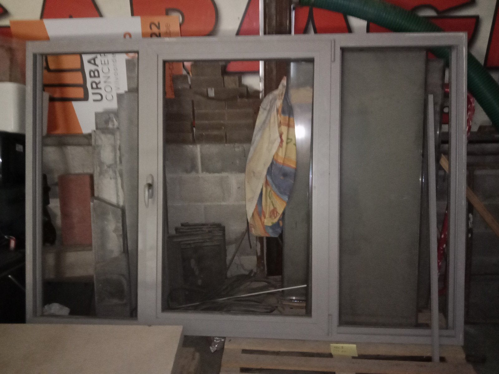 Fenêtre en aluminium, Bricolage & Construction, Châssis de fenêtre, Aluminium, Comme neuf, Enlèvement