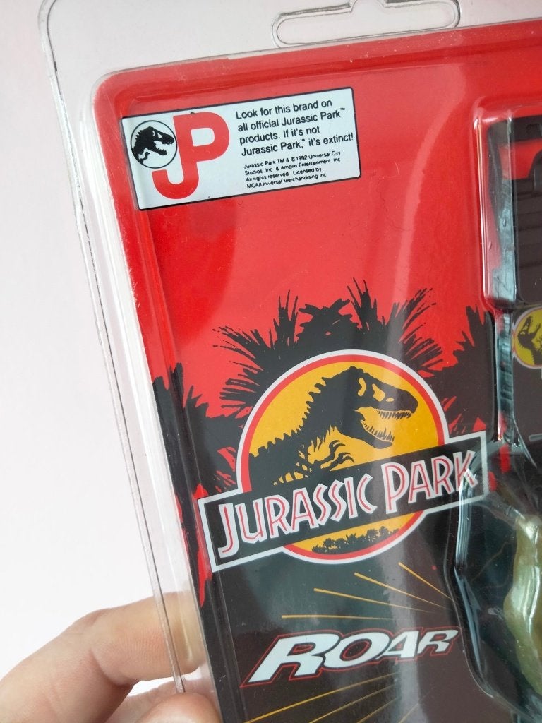 1990s vintage Jurassic park horloge NOS roaring T-Rex, Ophalen of Verzenden, Overige typen