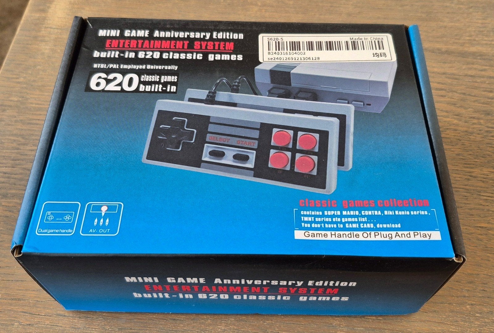 Mini Game Anniversary Edition 620 classic games built-in, Games en Spelcomputers, Spelcomputers | Nintendo NES, Ophalen of Verzenden
