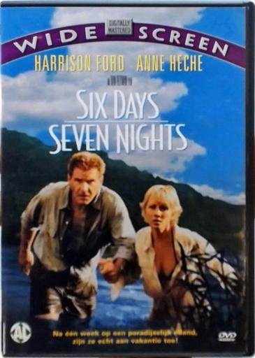 Six Days Seven Nights (1998) Dvd Harrison Ford, Anne Heche, Cd's en Dvd's, Dvd's | Avontuur, Alle leeftijden, Ophalen of Verzenden