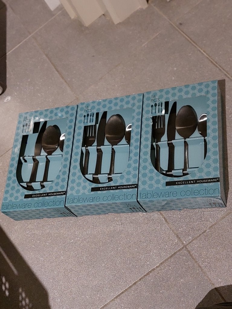 Bestek sets (3x)       µ1r, Huis en Inrichting, Keuken | Bestek, Ophalen of Verzenden