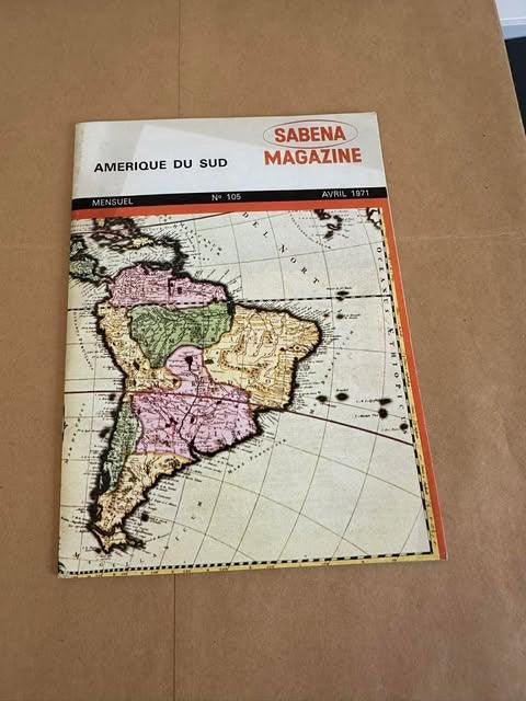 Sabena magazine mensuel N 105 avril 1971, Ophalen, Sabena, Zo goed als nieuw, Info@sabmg.av