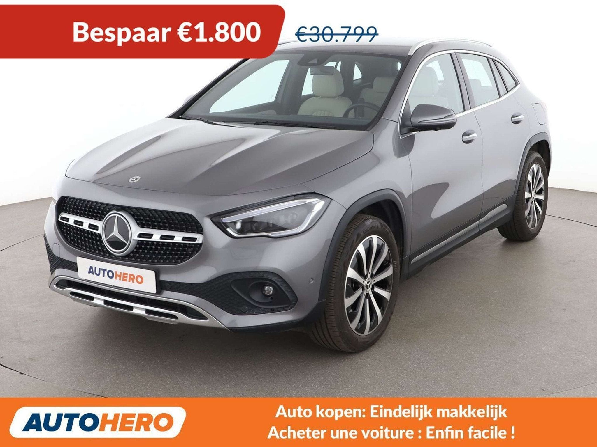 Mercedes-Benz GLA 200 GLA 200 Progressive (automatique), Autos, Mercedes-Benz, Cuir, Achat, Euro 6, Noir