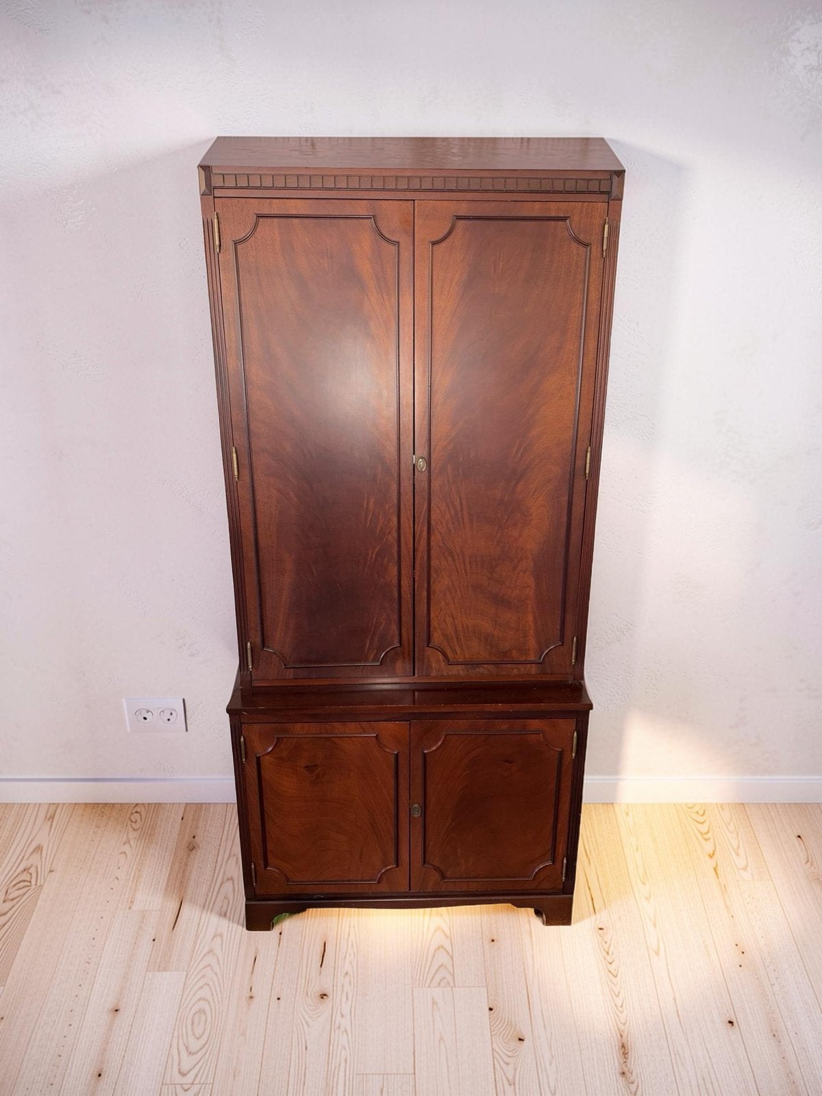 Bibliothèque armoire de style anglais – 190 cm