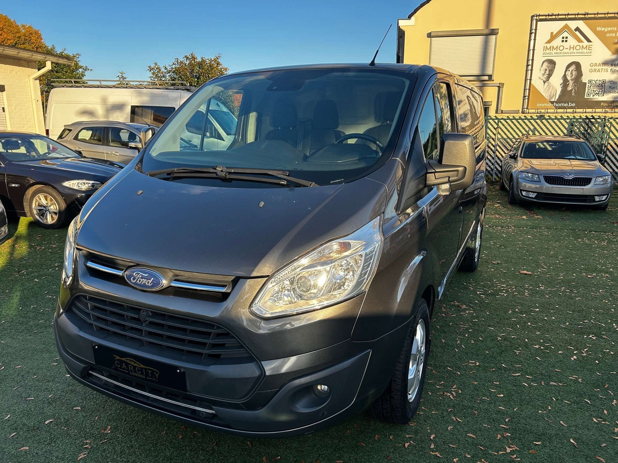 Ford Transit Custom 2.0 TDCi L2H1 131 PK  3PL  GPS, 167 g/km, Argent ou Gris, Achat, Euro 6