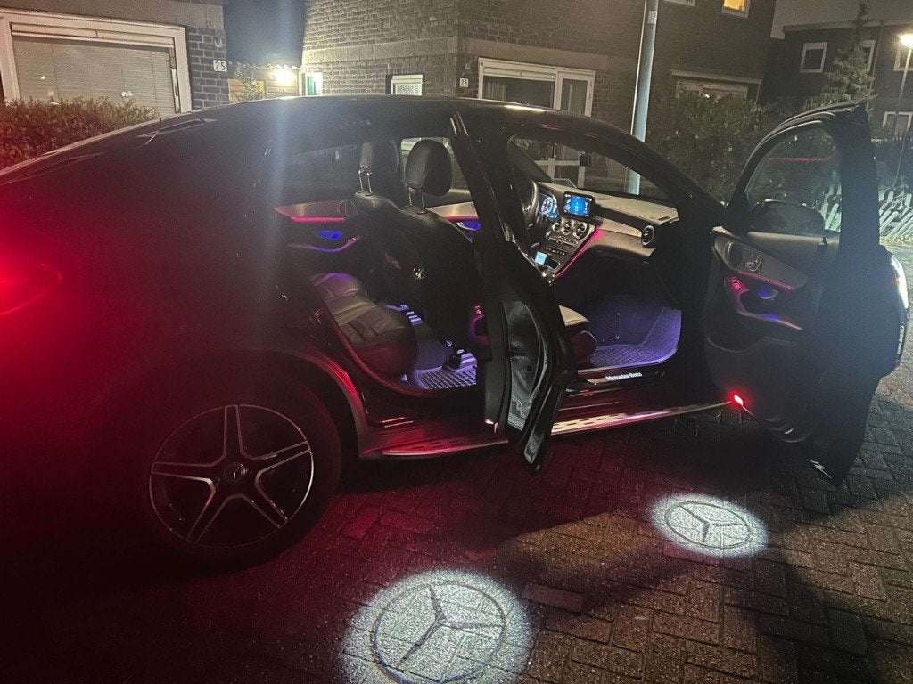 Mercedes GLC 220d Coupé 4MATIC AMG Line Facelift Pano 360, Autos, Cuir, Achat, Euro 6, Noir