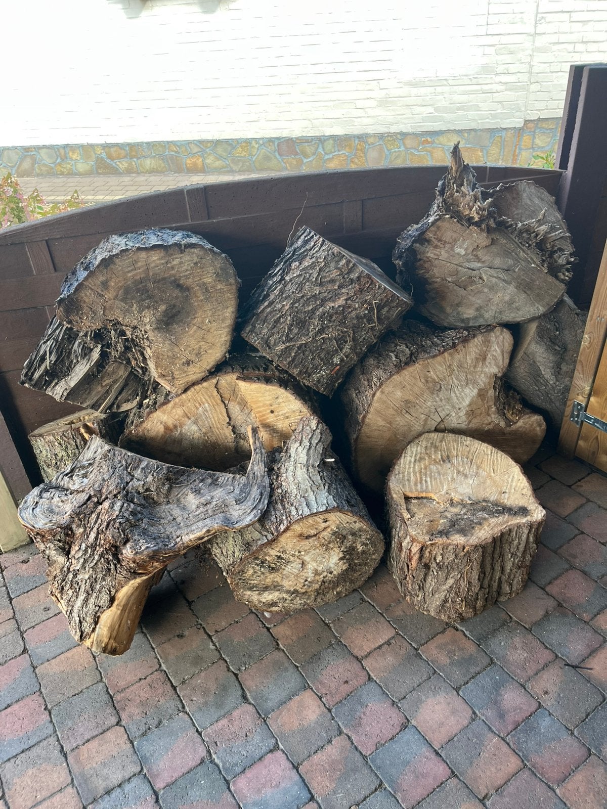 Pakket hout, Enlèvement