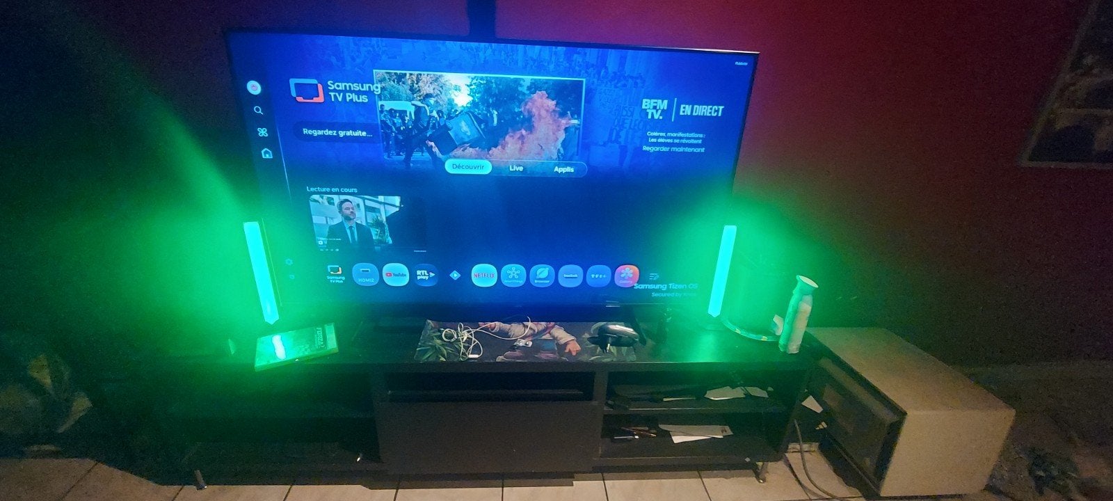 Samsung 55 pouce, TV, Hi-fi & Vidéo, Enlèvement, Samsung, Smart TV