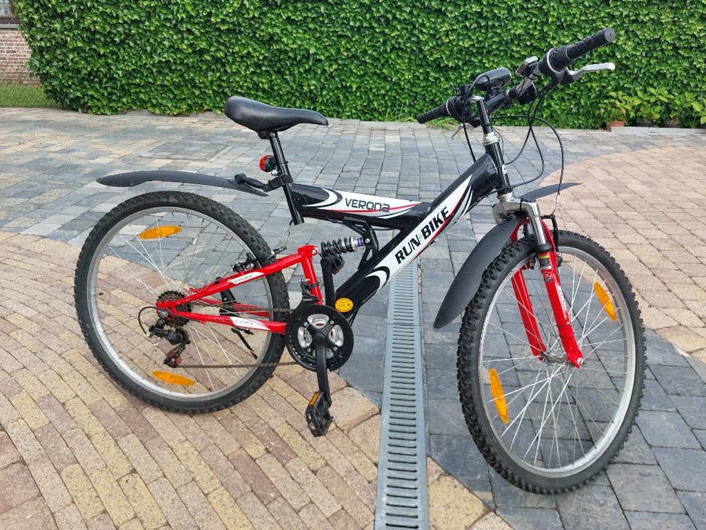 Mountainbike 26", Gebruikt, Velgrem, Run&Bike, Versnellingen