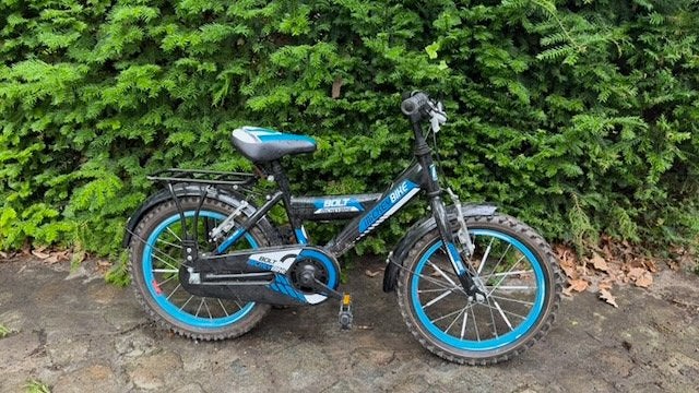 Kinderfiets Bolt Mikey Bike (16"), Ophalen, Zijwieltjes, 16 tot 20 inch, Velgrem