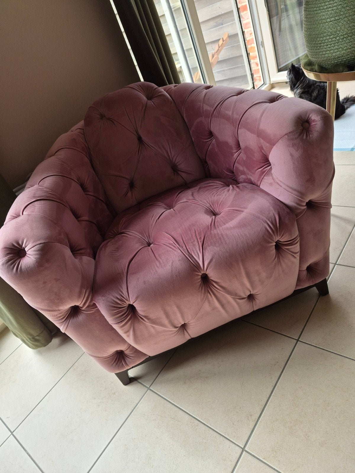 Zeteltje, Maison & Meubles, Canapés | Sofas & Chaises Longues, Enlèvement, Comme neuf, Une personne, Tissus