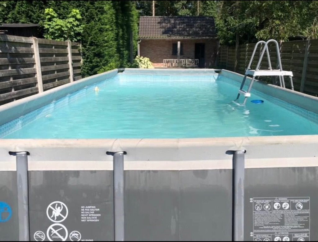 Zwembad, Tuin en Terras, Ophalen, Gebruikt, Rechthoekig, Opzetzwembad