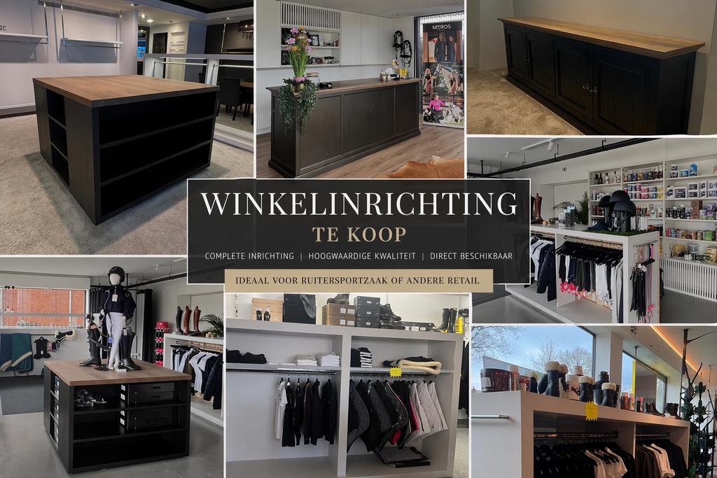 TOTALE WINKELINRICHTING TE KOOP, Ophalen