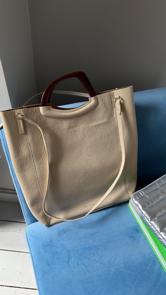 Dries van noten handtas, Enlèvement, Comme neuf, Beige, Sac à main