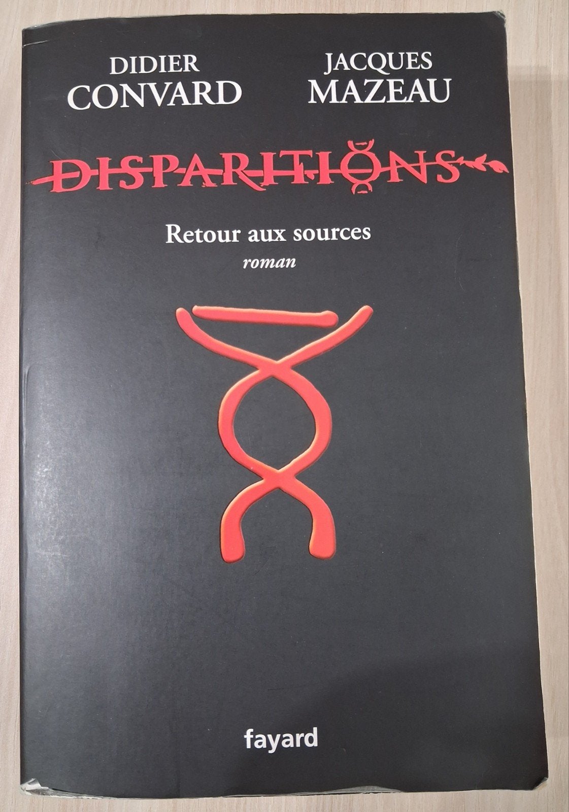 Roman DISPARITION Retour aux sources, Enlèvement, Utilisé