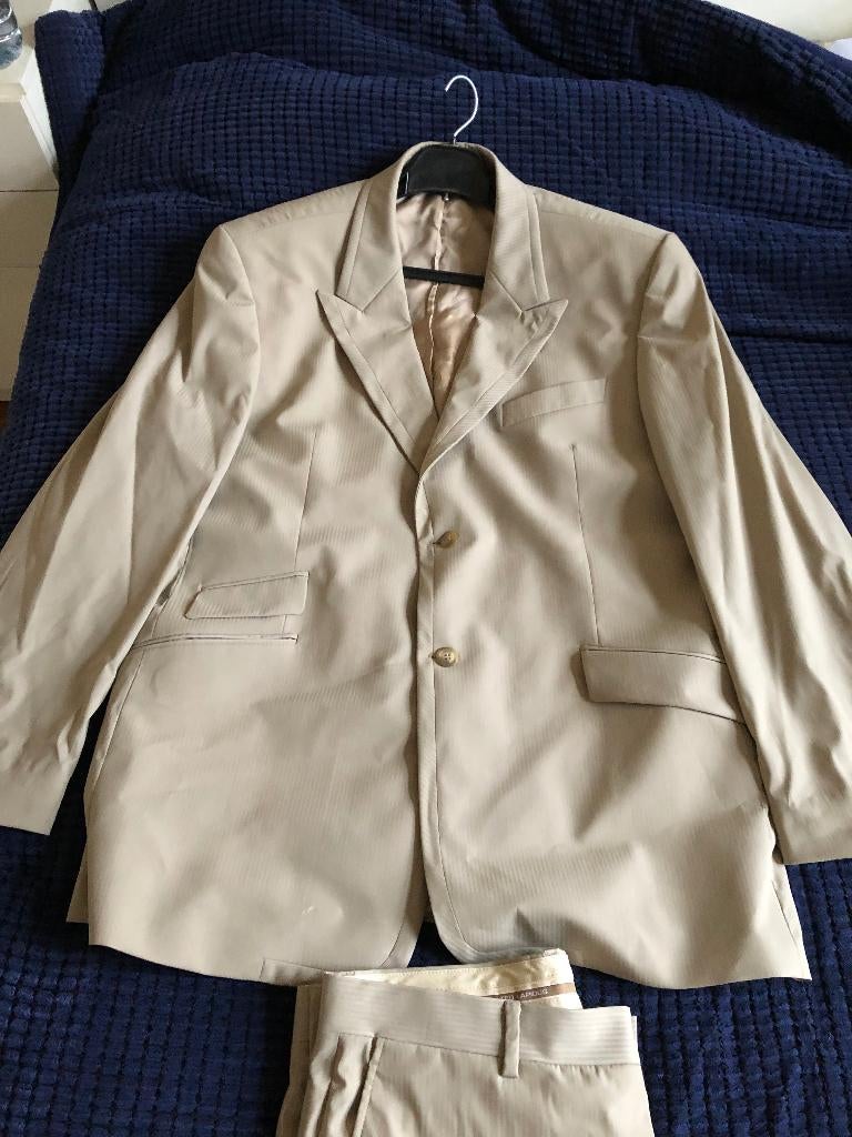 TED LAPIDUS-kostuum als nieuw, Ophalen, Beige, Maat 56/58 (XL), Zo goed als nieuw