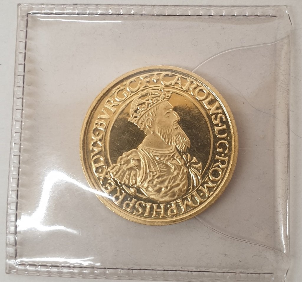 50 gouden ecu België, Postzegels en Munten, Ophalen, Setje, Goud, Goud