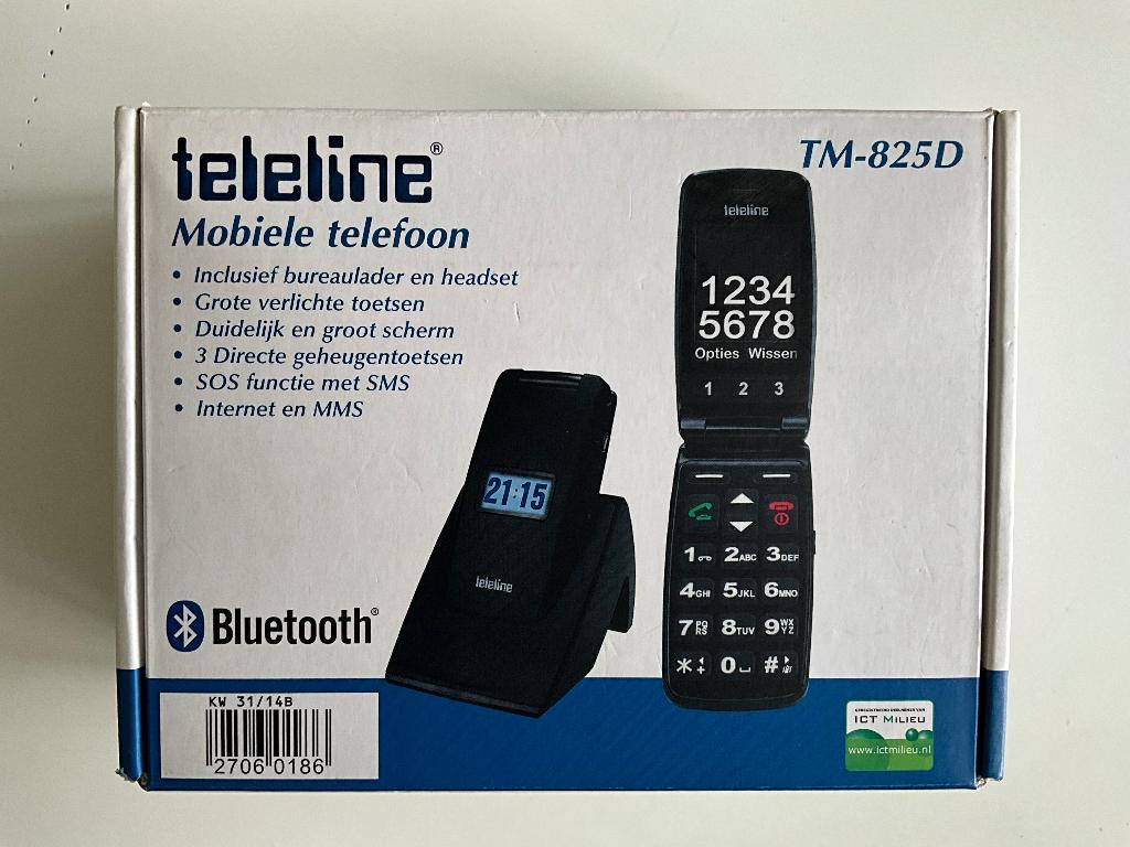 Teleline GSM voor senioren, Telecommunicatie, Gebruikt, Inklapmodel, Ophalen of Verzenden, Minder dan 3 megapixel