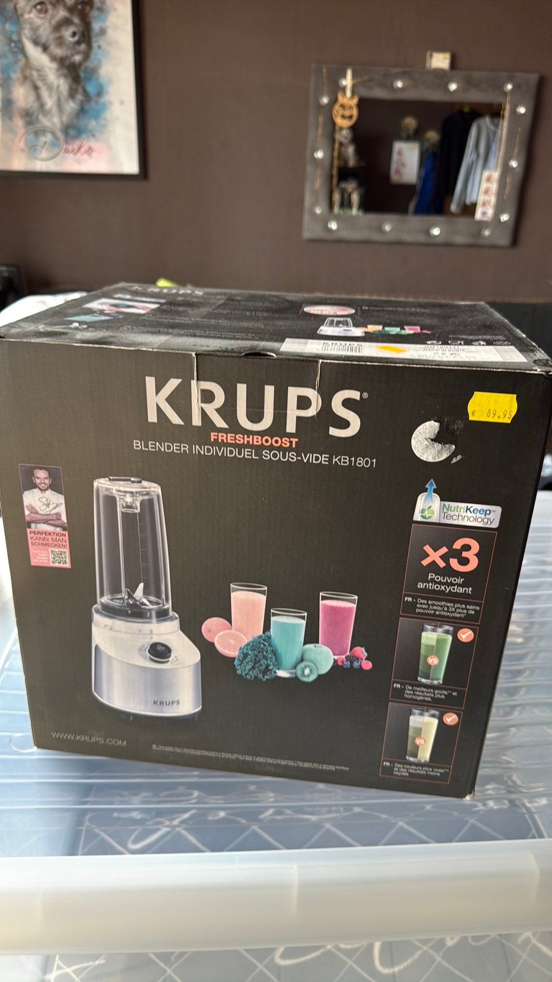 Krups blender, Elektronische apparatuur, Blenders, Ophalen, Nieuw, Blender