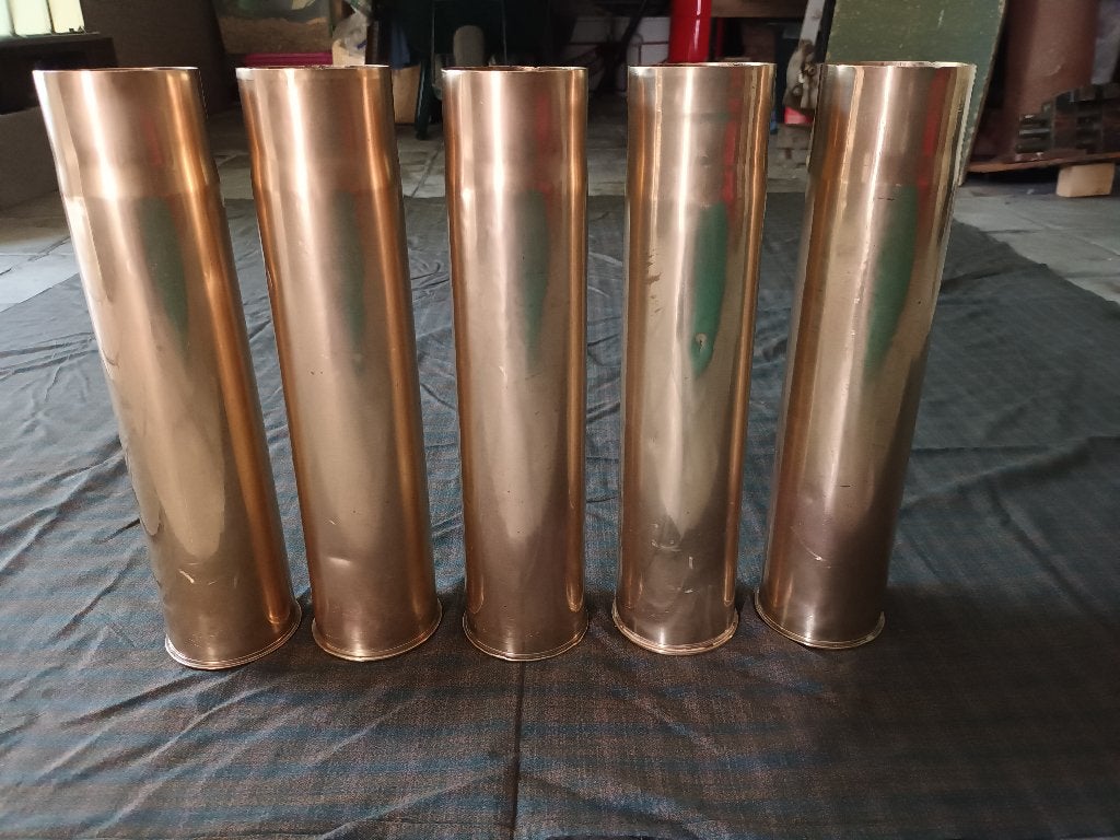Franse 75 mm hulzen, Verzamelen, Militaria | Algemeen, Ophalen, Landmacht, Hulzen of Bodemvondsten