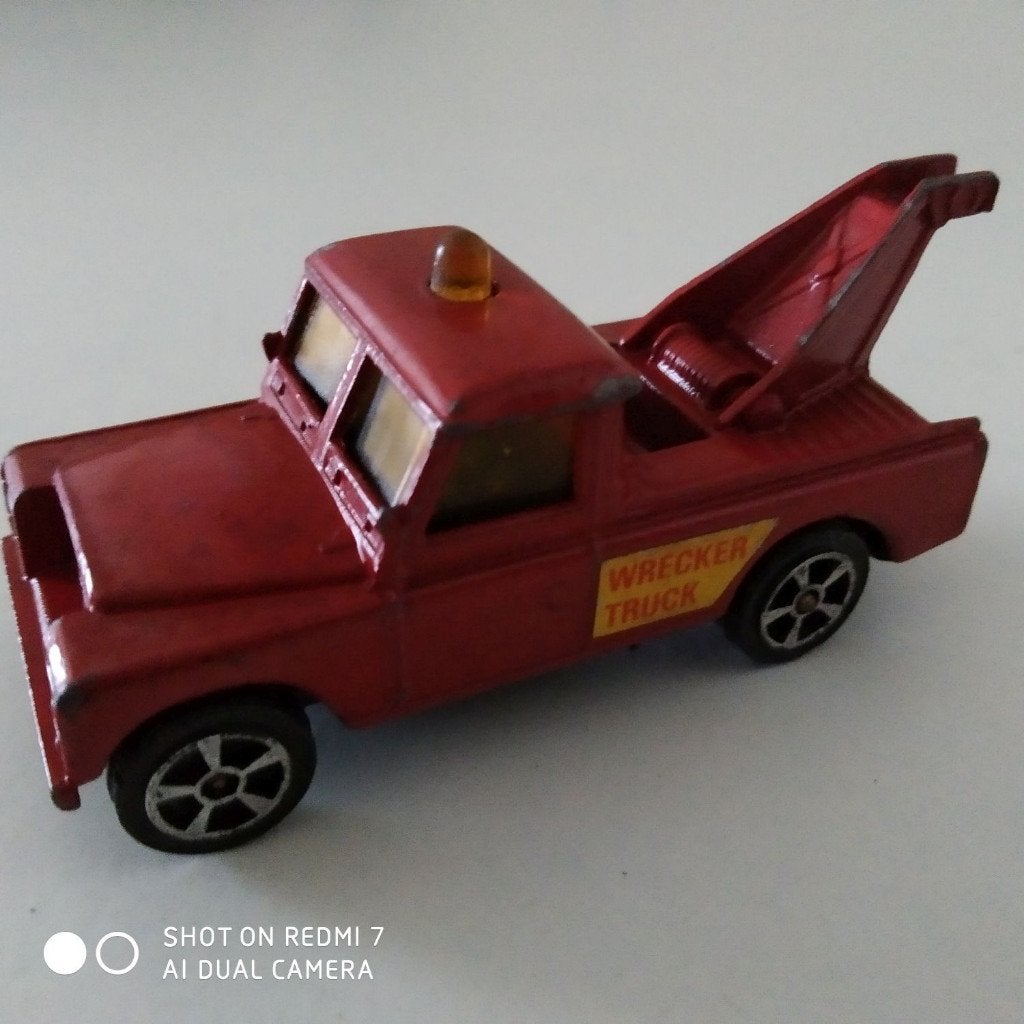 Corgi Juniors Whizzwheels Land Rover Tow Truck 1972?, Ophalen of Verzenden, Gebruikt, Auto