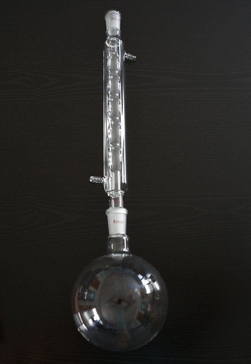 Réfrigérant(s) pour chauffage à reflux en chimie, Enlèvement