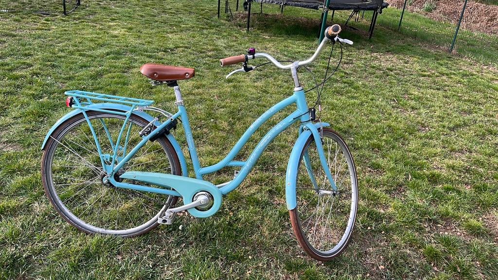 Dames fiets blauw, 50 tot 53 cm, Ophalen, Gebruikt, Versnellingen