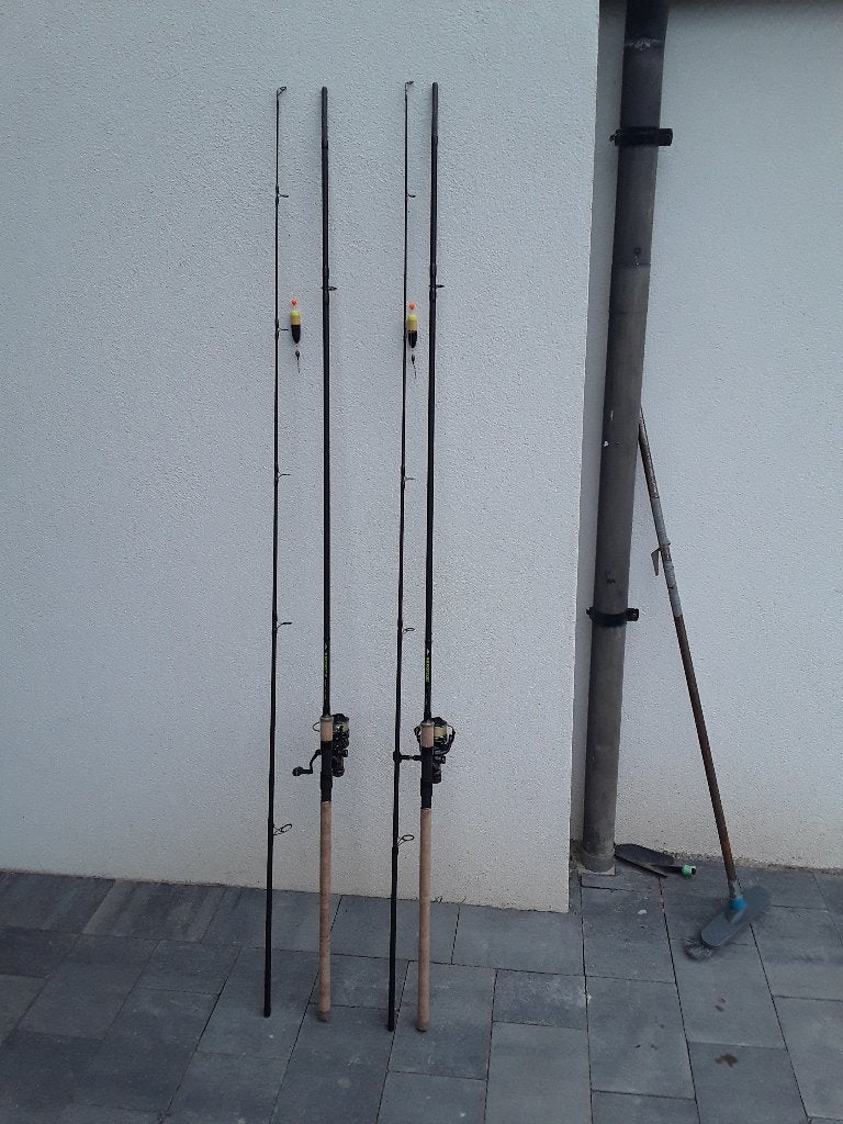 2 fox predator deadbait 12 ft 2.75 lb met 2 baitrunners 4000, Enlèvement, Neuf, Canne à lancer