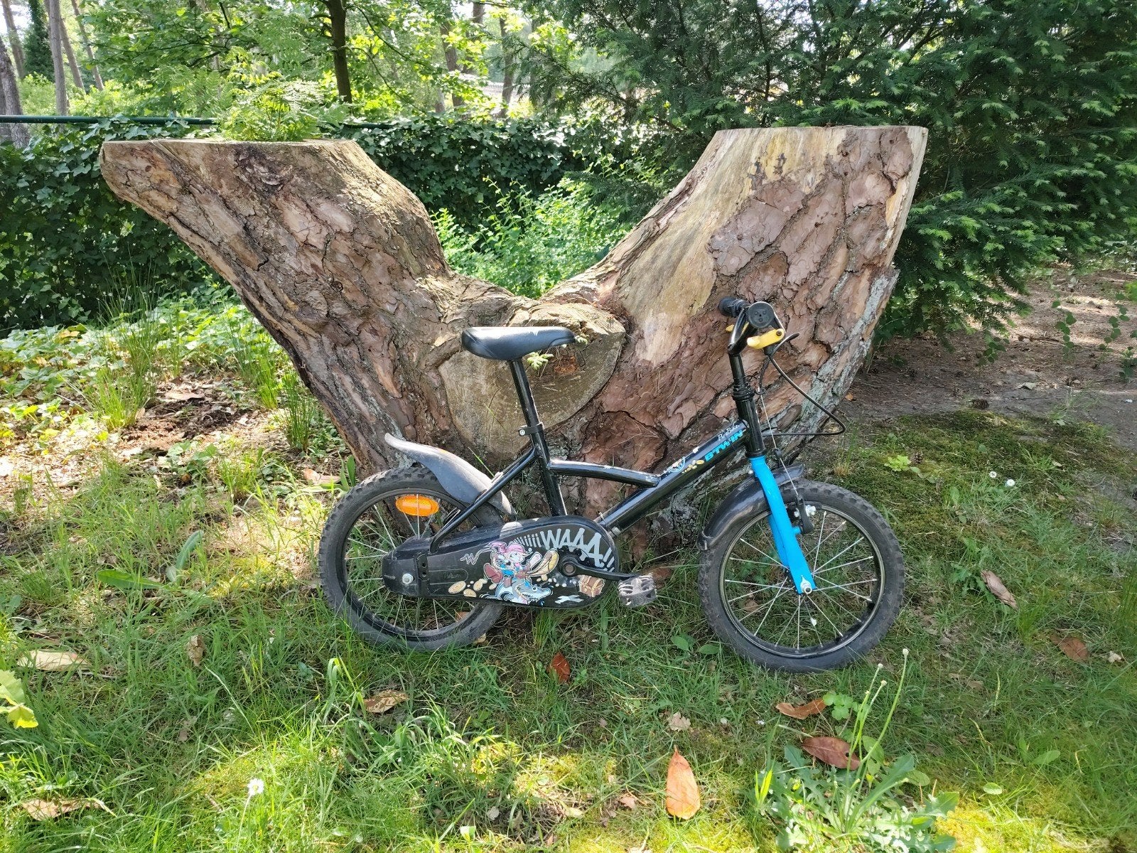 Stoere jongens fiets, Ophalen