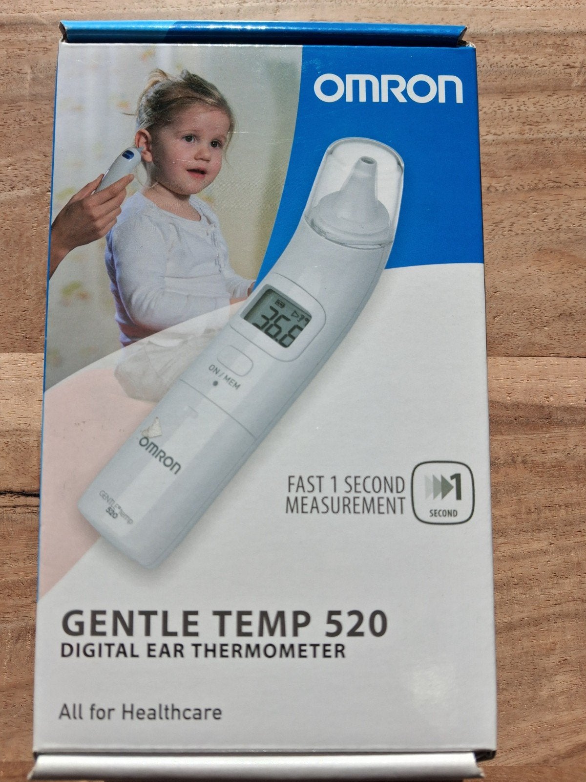 Omron digitale oorthermometer Gentle Temp 520, Elektronische apparatuur, Ophalen of Verzenden, Zo goed als nieuw, Overige typen