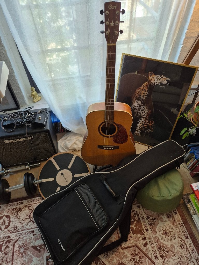 Cort Earth 100 ns, Ophalen, Gebruikt, Western- of Steelstringgitaar