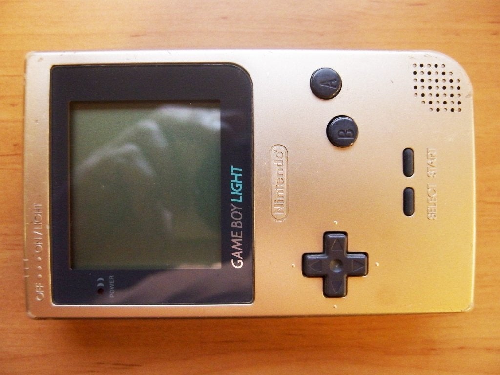 Gameboy Light Gold #9879 / Nintendo game boy japan backlight, Games en Spelcomputers, Spelcomputers | Nintendo Game Boy, Ophalen of Verzenden