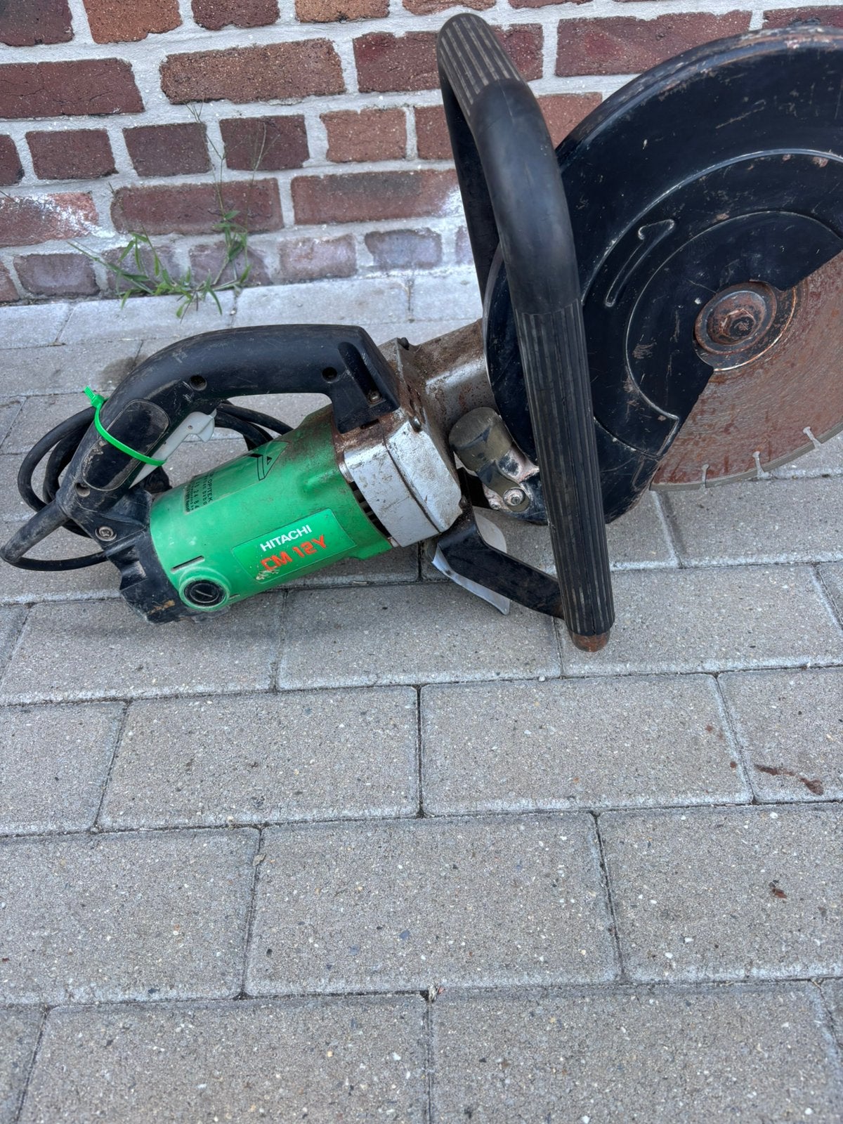 Hitachi CM 12Y doorslijpmachine, Ophalen, Gebruikt