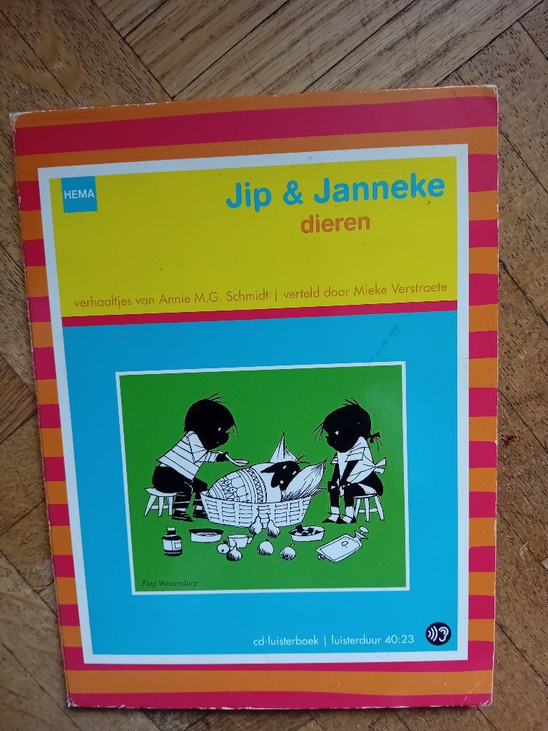 Cd jip en janneke dieren, Cd's en Dvd's, Ophalen of Verzenden