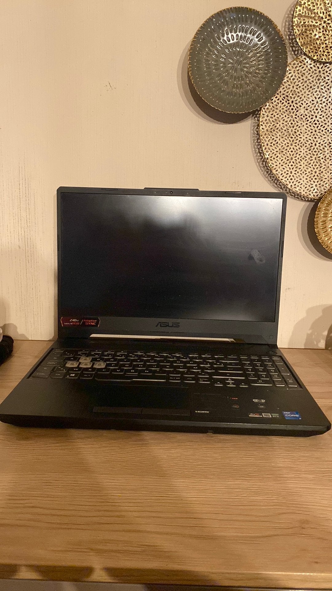 Asus (gaming) laptop, Comme neuf, Enlèvement, Gaming, Azerty