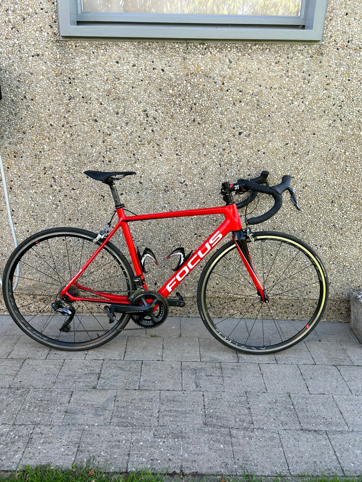 Full carbon koersfiets met ultegra di2 elektrisch schakelen, Enlèvement, Comme neuf, Carbone