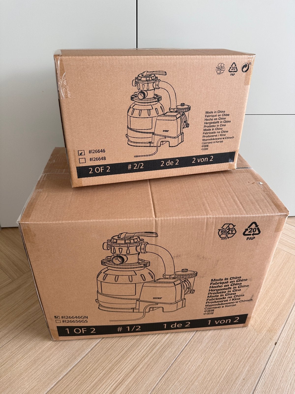 Intex zandfilterpomp 6000 l/u, nieuw in doos, Ophalen, Nieuw