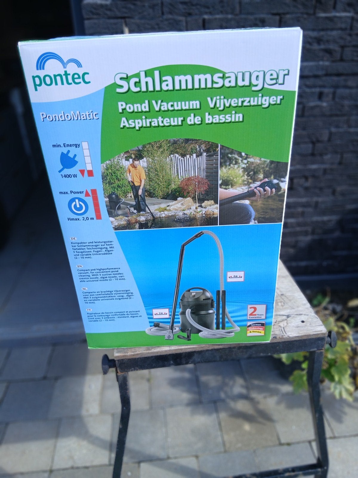 vijver stofzuiger, Jardin & Terrasse, Enlèvement, Comme neuf