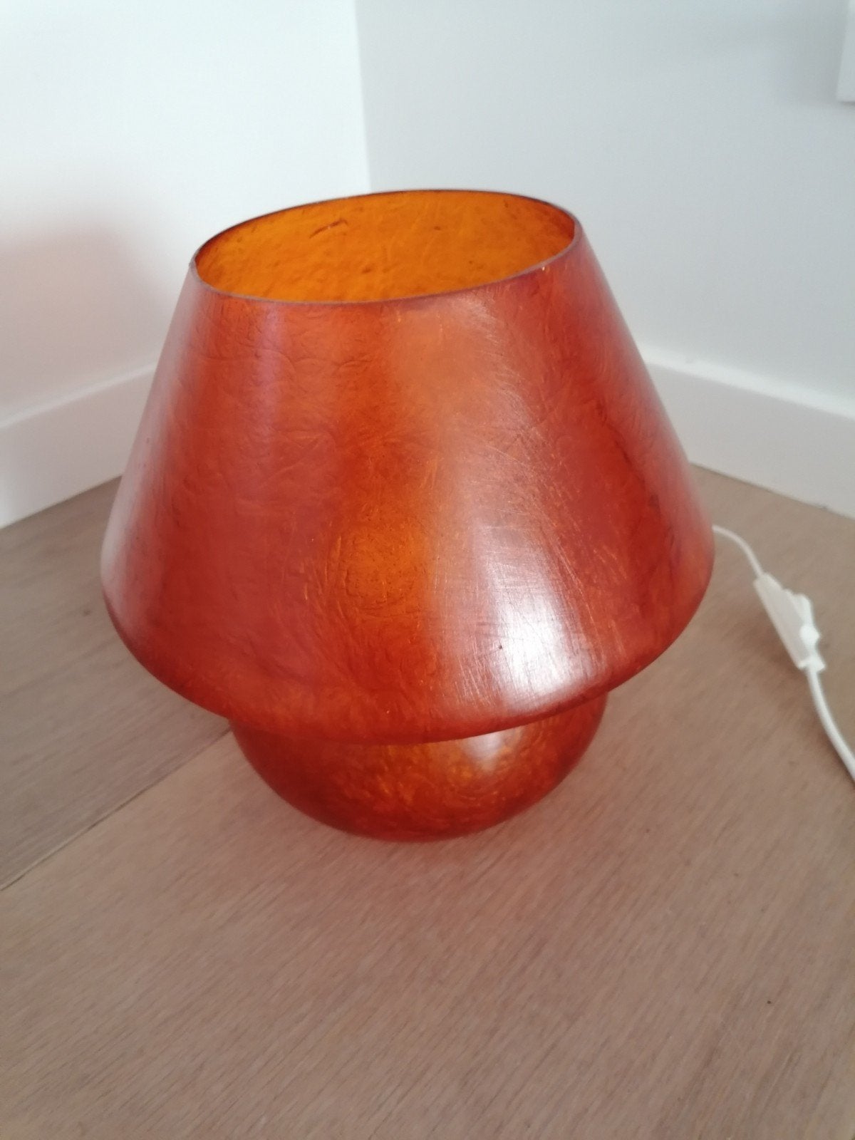 oranje lamp glasvezel, Ophalen, Oranje