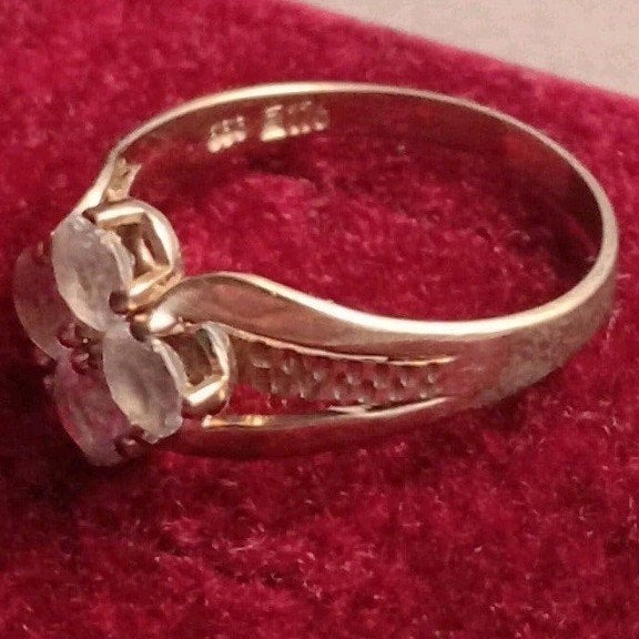 goud ring 8 k 333 stempel, Handtassen en Accessoires, Ophalen of Verzenden