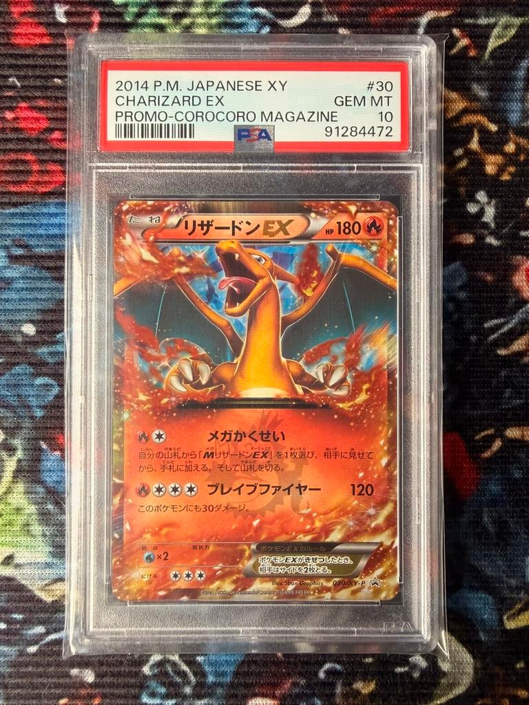 Charizard EX #30 XY-P PSA 10 Promo, Ophalen of Verzenden, Zo goed als nieuw