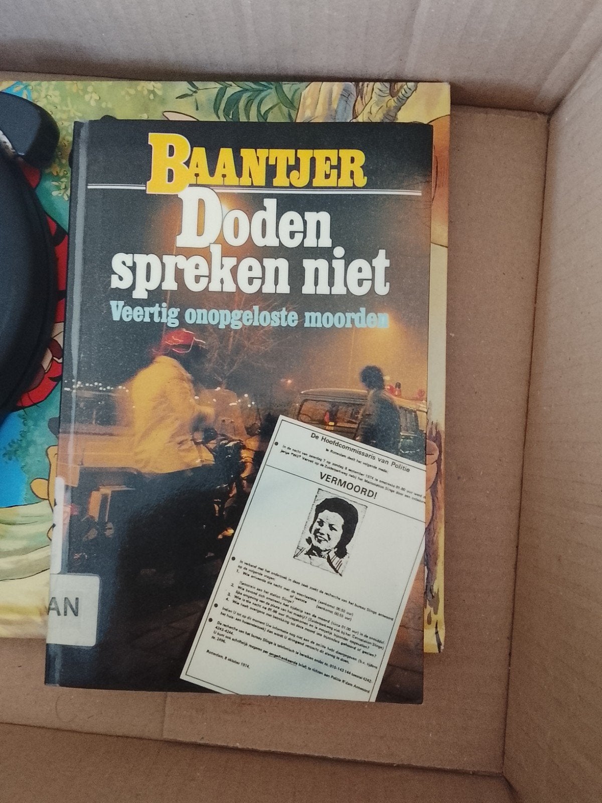 baantjer doden spreken niet, Enlèvement, Comme neuf