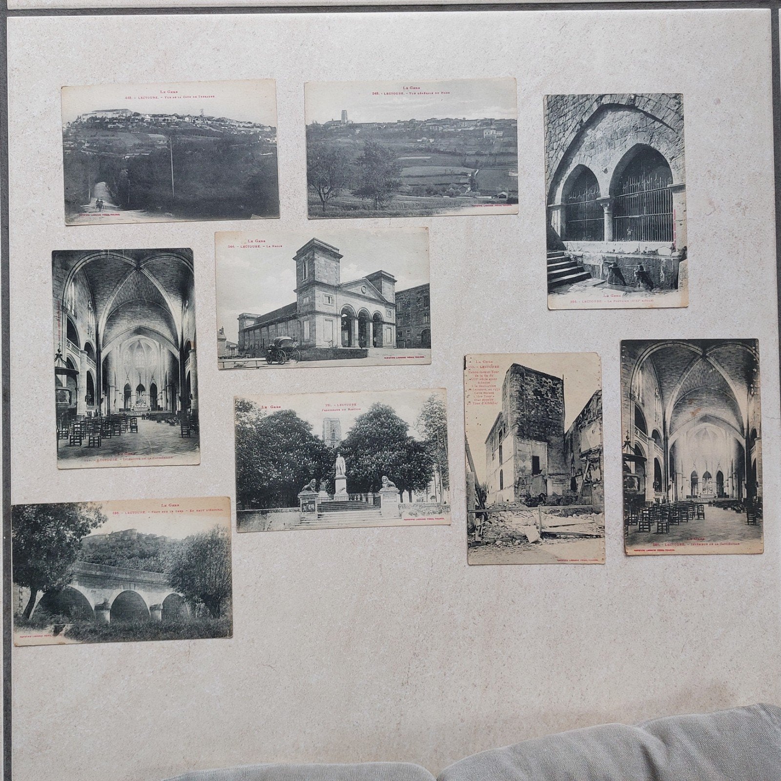 9 oude postkaarten  van Lectoure (dep. Gers - Fr), Ophalen of Verzenden, Frankrijk