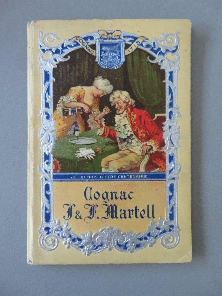 oud notitieboekje cognac J.F. Martell, Verzamelen, Verzenden, Zo goed als nieuw, Gebruiksvoorwerp