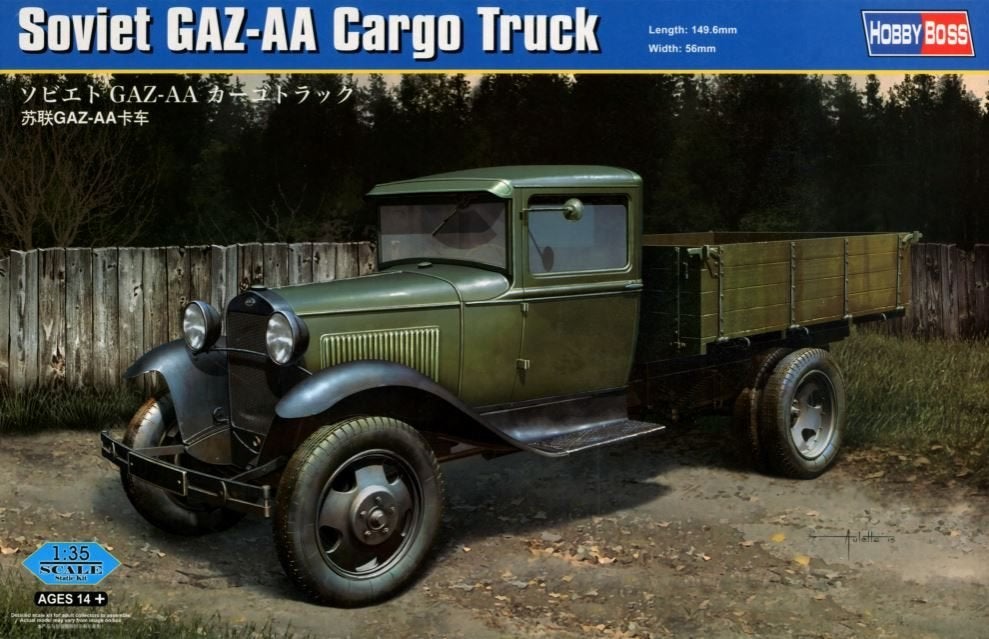 HOBBY BOSS 83836 SOVIET GAZ-AA CARGO TRUCK échelle 1/35, Neuf, Enlèvement ou Envoi, 1:32 à 1:50, Camion