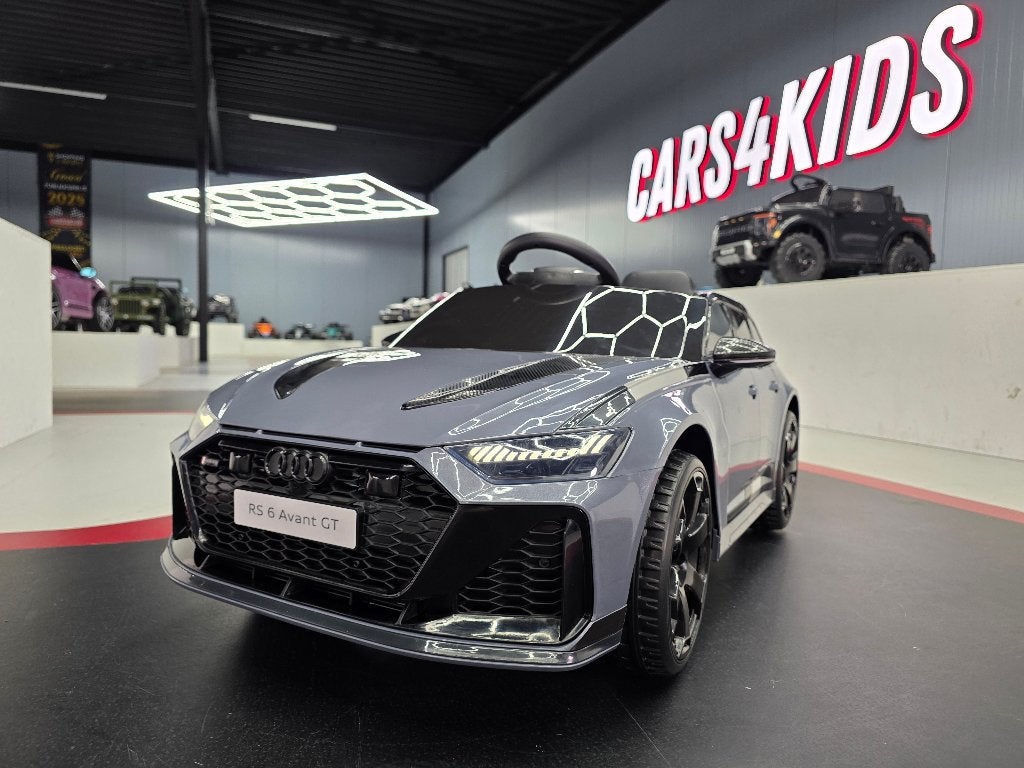Kinderauto Audi RS6 Avant GT - 12 volt - leren zit - RC, Kinderen en Baby's, Ophalen of Verzenden, Nieuw, Afstandsbediening