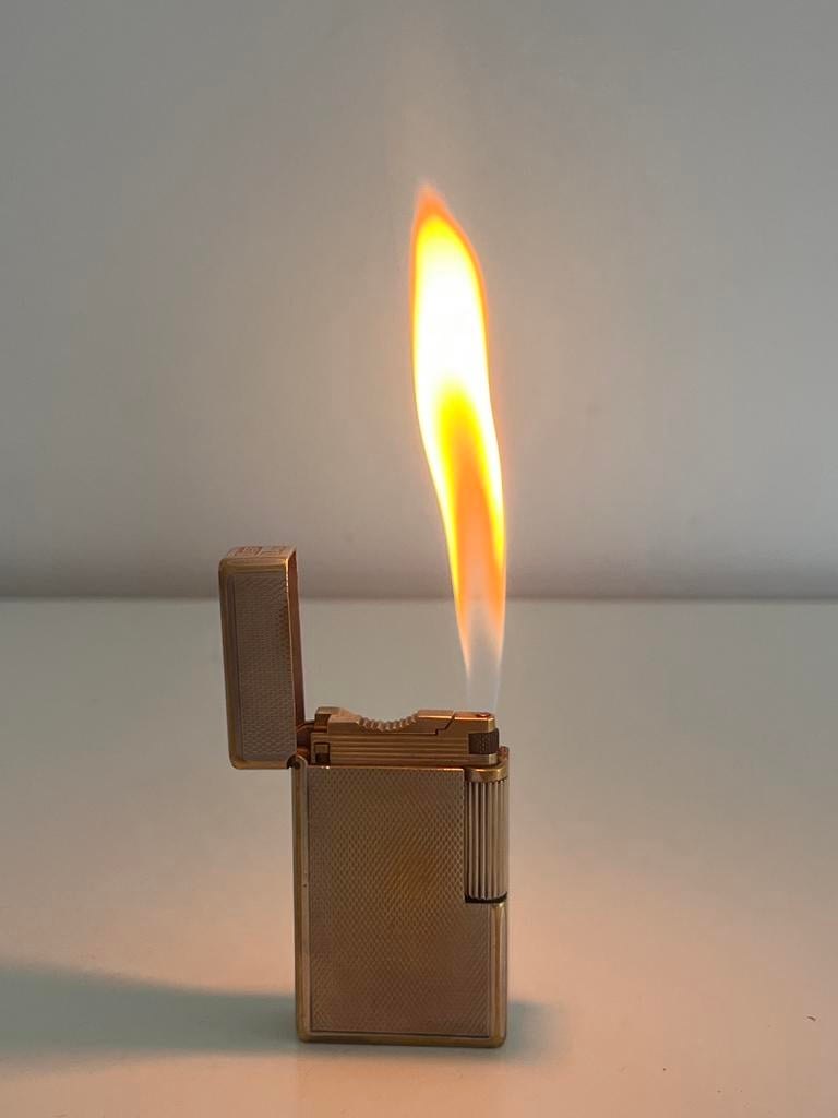 Briquet Dupont vintage D57, Enlèvement ou Envoi, Utilisé, Briquet