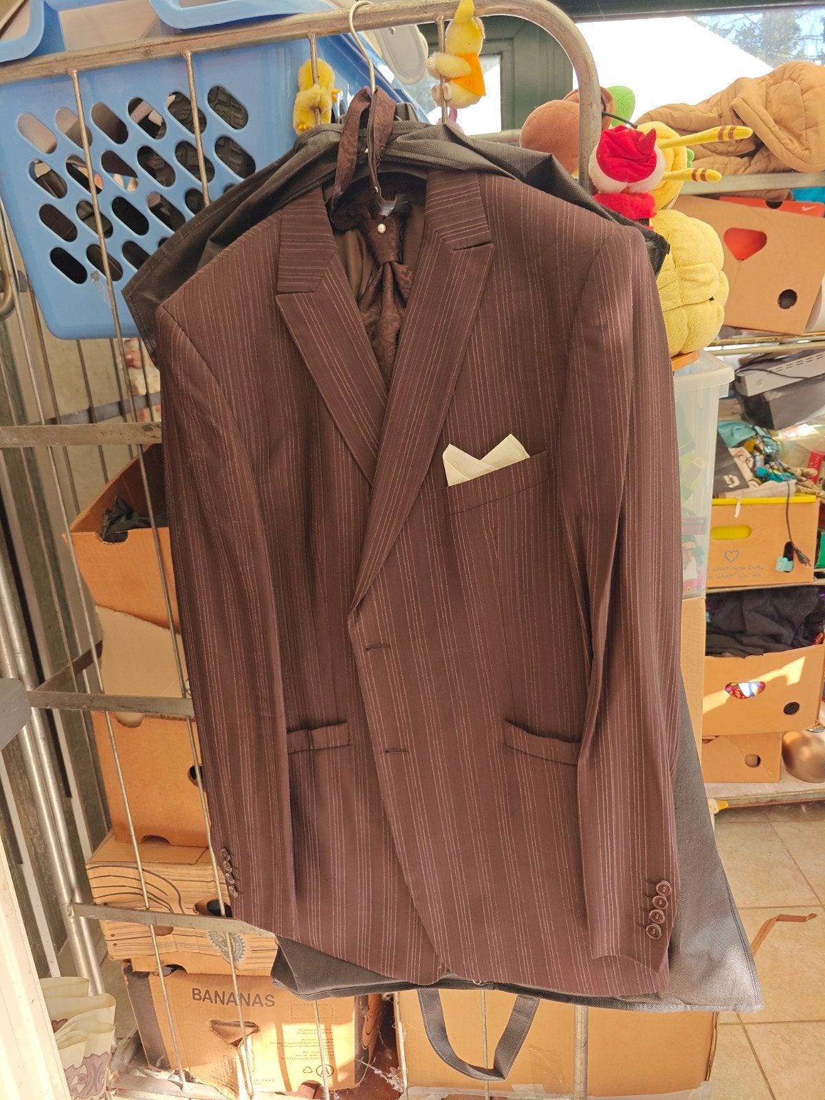kostuum met vest, broek en das, Ophalen of Verzenden