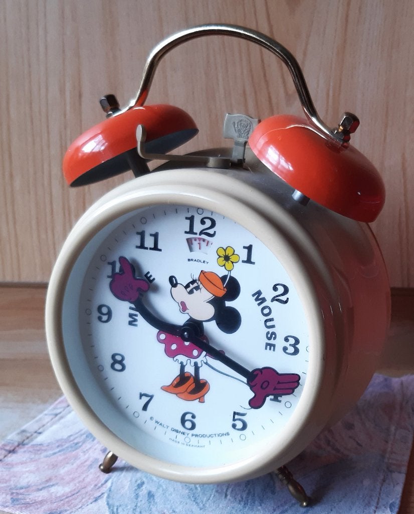 VINTAGE WEKKER MINNIE MOUSE  WALT DYSNEY VERZAMELEN, Verzamelen, Ophalen of Verzenden